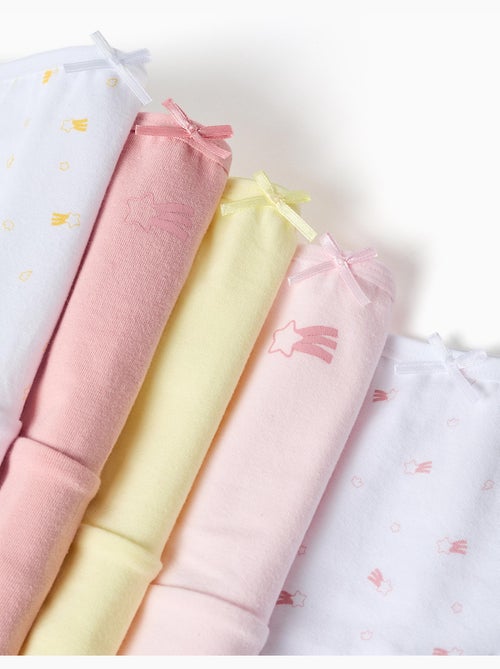 4 culottes en coton à motif d'étoiles - Kiabi