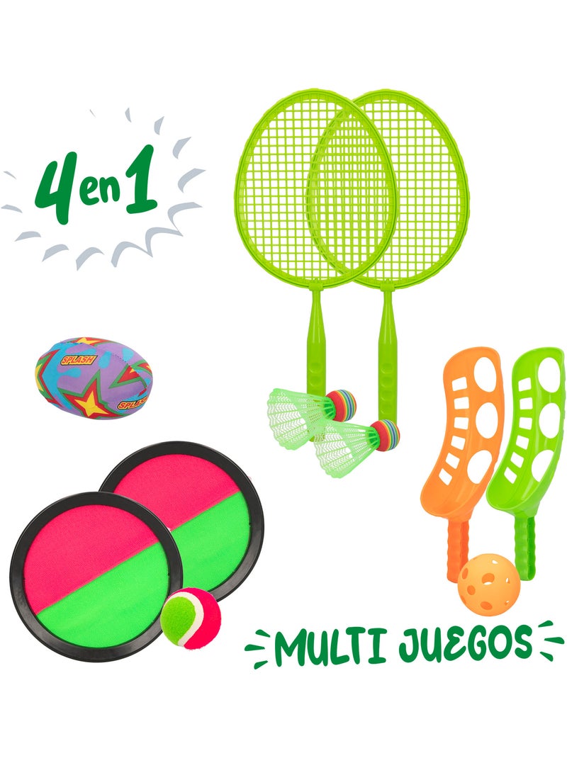 4-in-1 outdoor multigame set cb sports N/A - Kiabi