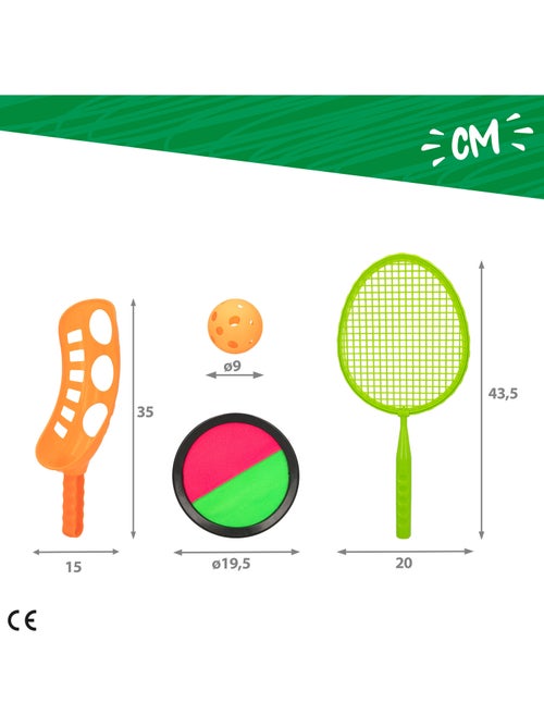 4-in-1 outdoor multigame set cb sports - Kiabi
