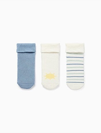 4 paires de chaussettes avec doublure en éponge