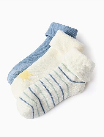 4 paires de chaussettes avec doublure en éponge