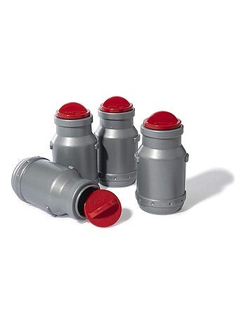 4 pots de lait - accessoire tracteur à pédales