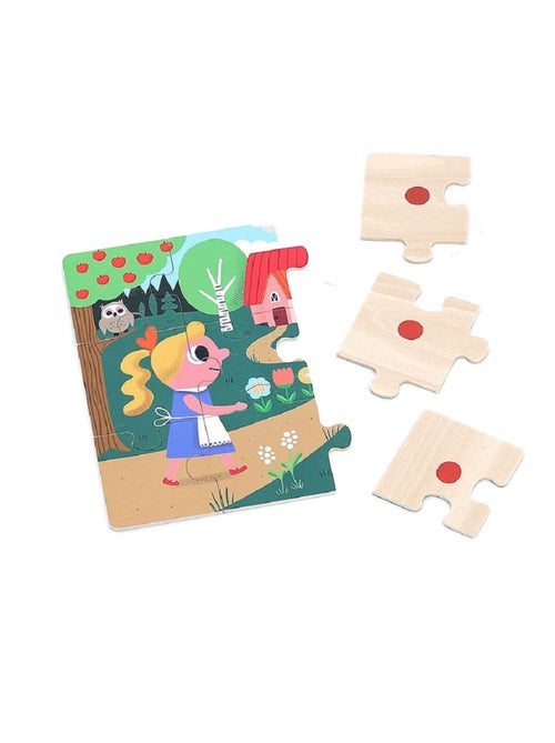 4 puzzles Boucle d'Or - Kiabi