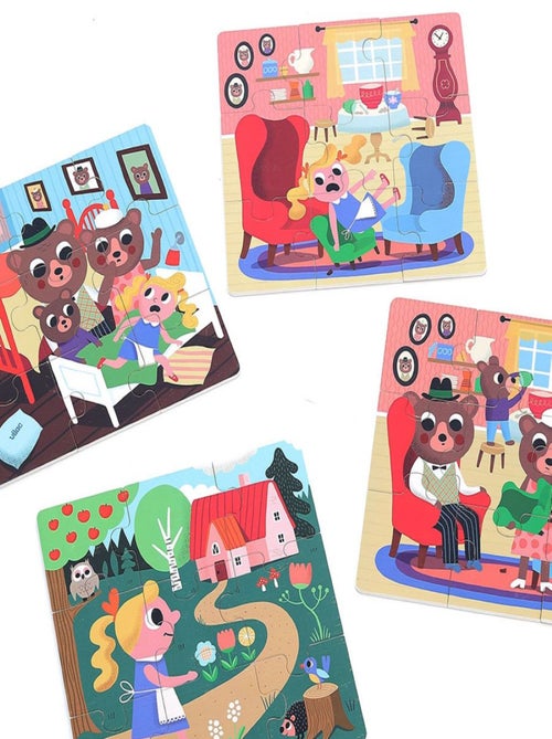 4 puzzles Boucle d'Or - Kiabi