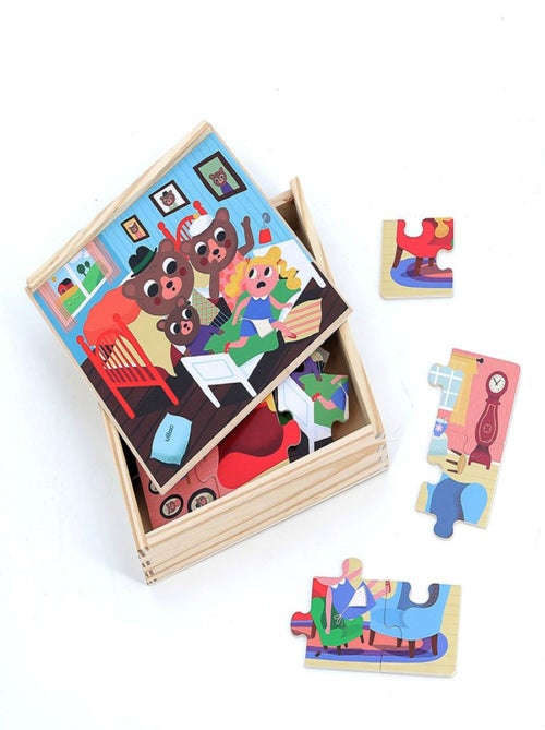 4 puzzles Boucle d'Or - Kiabi