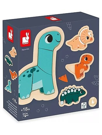 4 Puzzles Evolutifs Dino