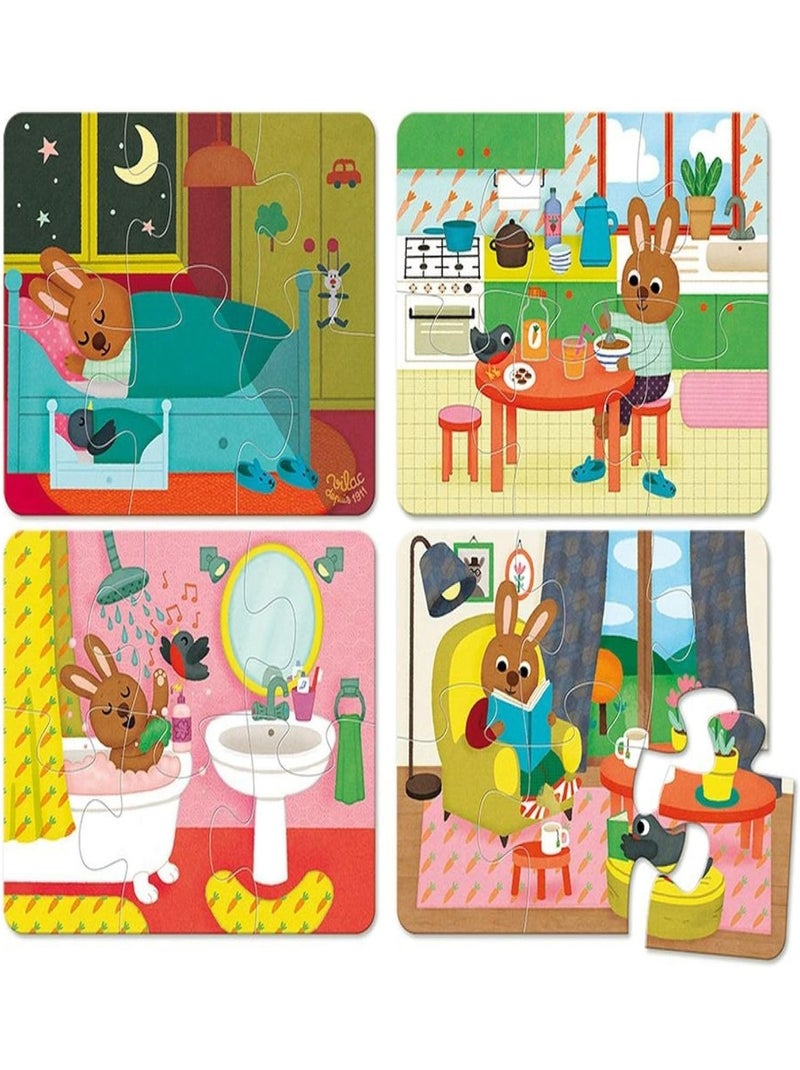 4 puzzles La Maison N/A - Kiabi