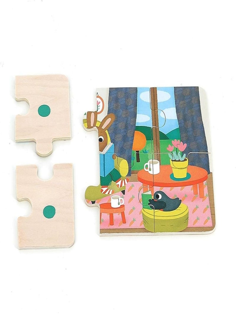 4 puzzles La Maison N/A - Kiabi