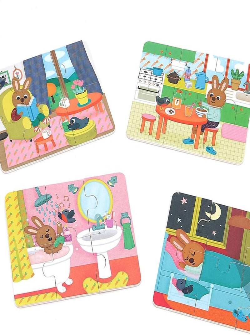 4 puzzles La Maison N/A - Kiabi