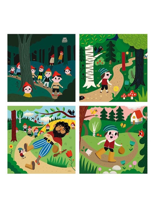 4 puzzles Le Petit Poucet - Kiabi