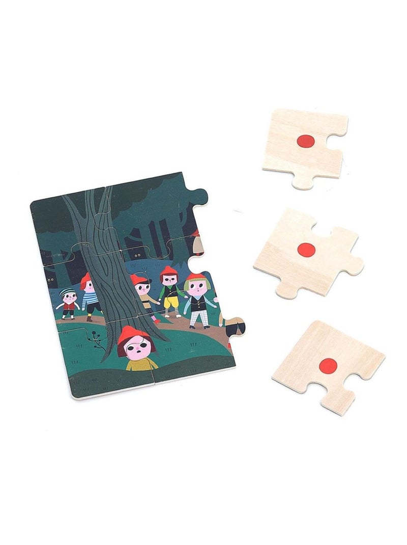 4 puzzles Le Petit Poucet N/A - Kiabi