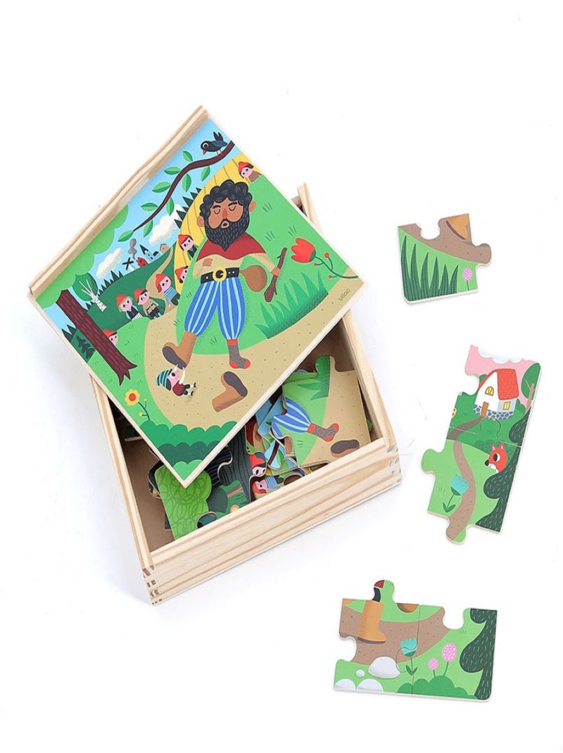 4 puzzles Le Petit Poucet N/A - Kiabi