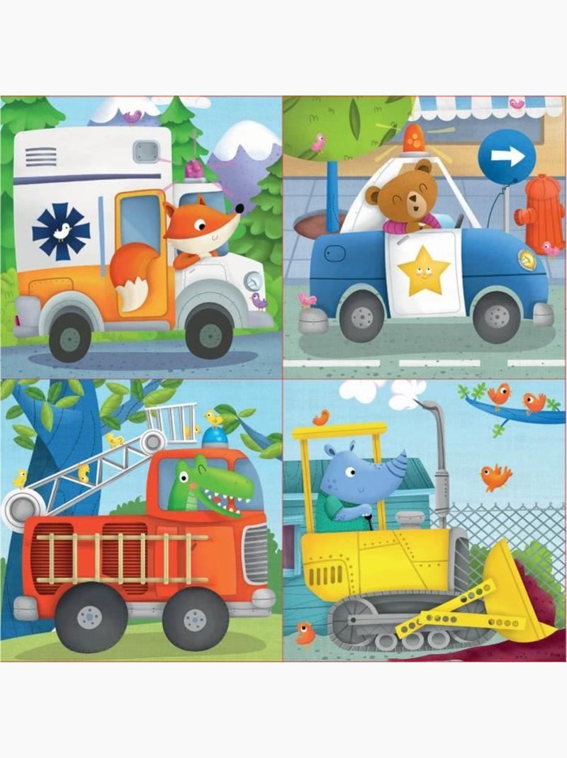 4 Puzzles progressifs : patrouille de sauvetage N/A - Kiabi