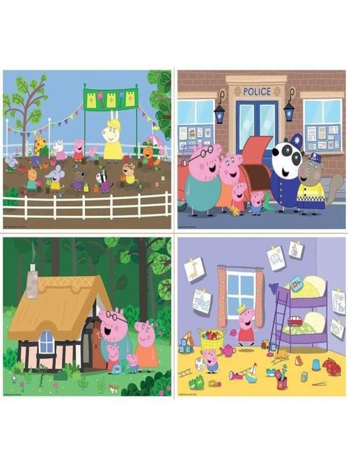 4 puzzles progressifs Peppa Pig 50 à 150 pièces - Educa - Kiabi