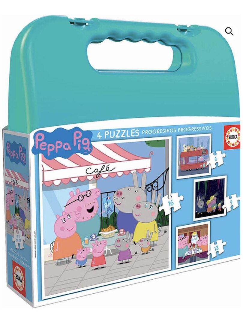 4 puzzles progressifs peppa pig N/A - Kiabi