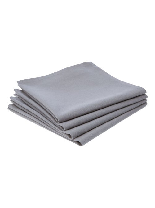 4 Serviettes de table - Coton - Kiabi
