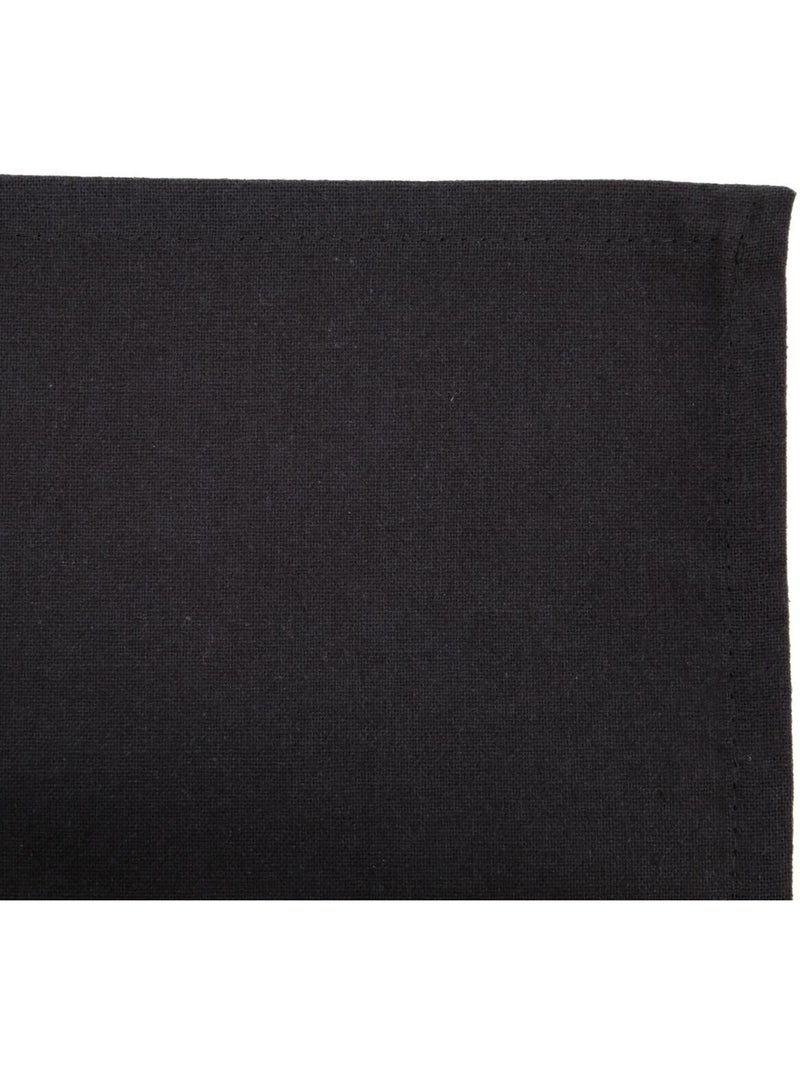 4 Serviettes de table Douceur anthracite gris anthracite - Kiabi