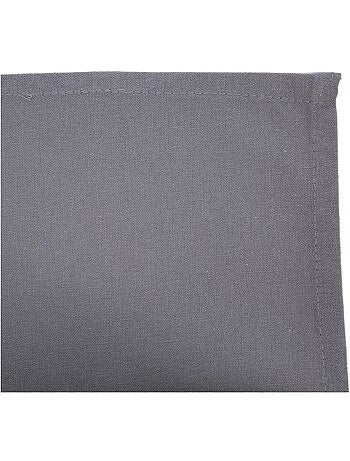 4 Serviettes de table Douceur anthracite