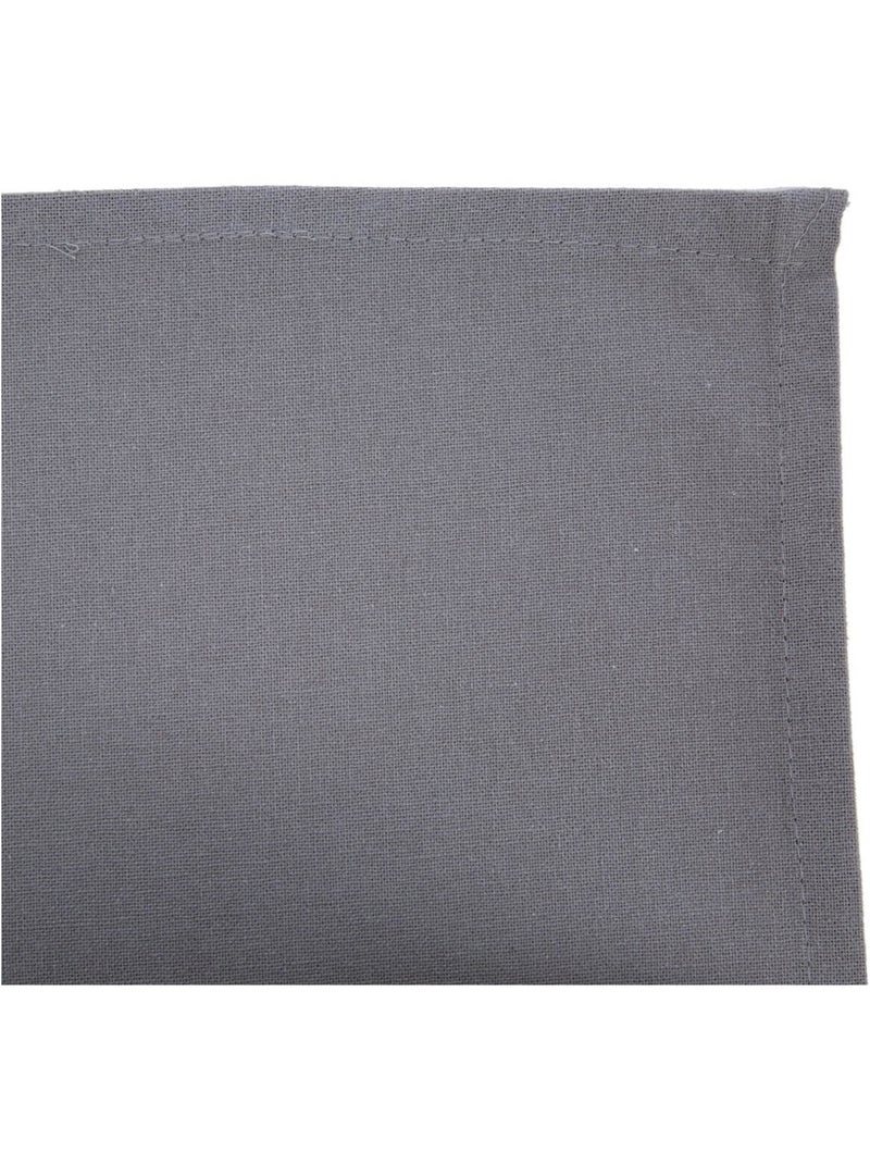4 Serviettes de table Douceur Gris clair - Kiabi