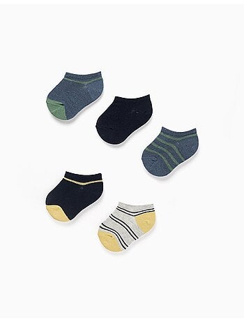 4 socquettes avec détails contrastés
