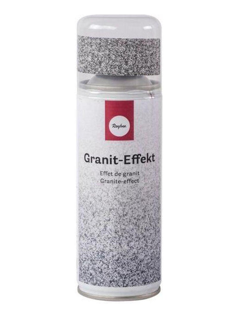 4 sprays de peinture effet granit 200 ml - Gris - Rayher N/A - Kiabi