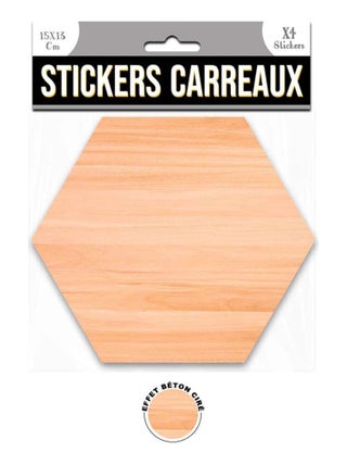 4 Stickers effet béton ciré