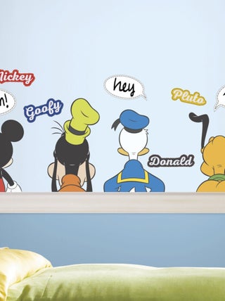 4 Stickers géant bulles personnailsables Mickey Disney