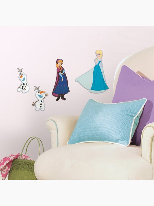4 Stickers Mousse La Reine des Neiges Disney Frozen - Kiabi
