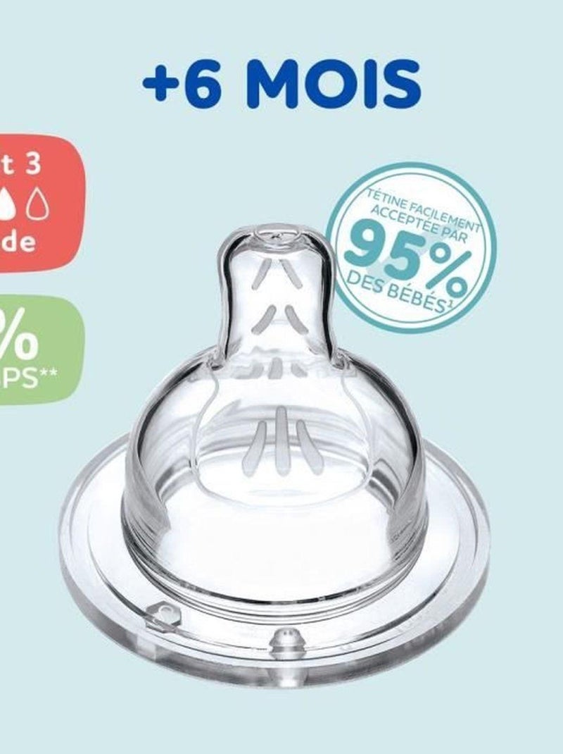 4 tétines plates - DODIE N/A - Kiabi