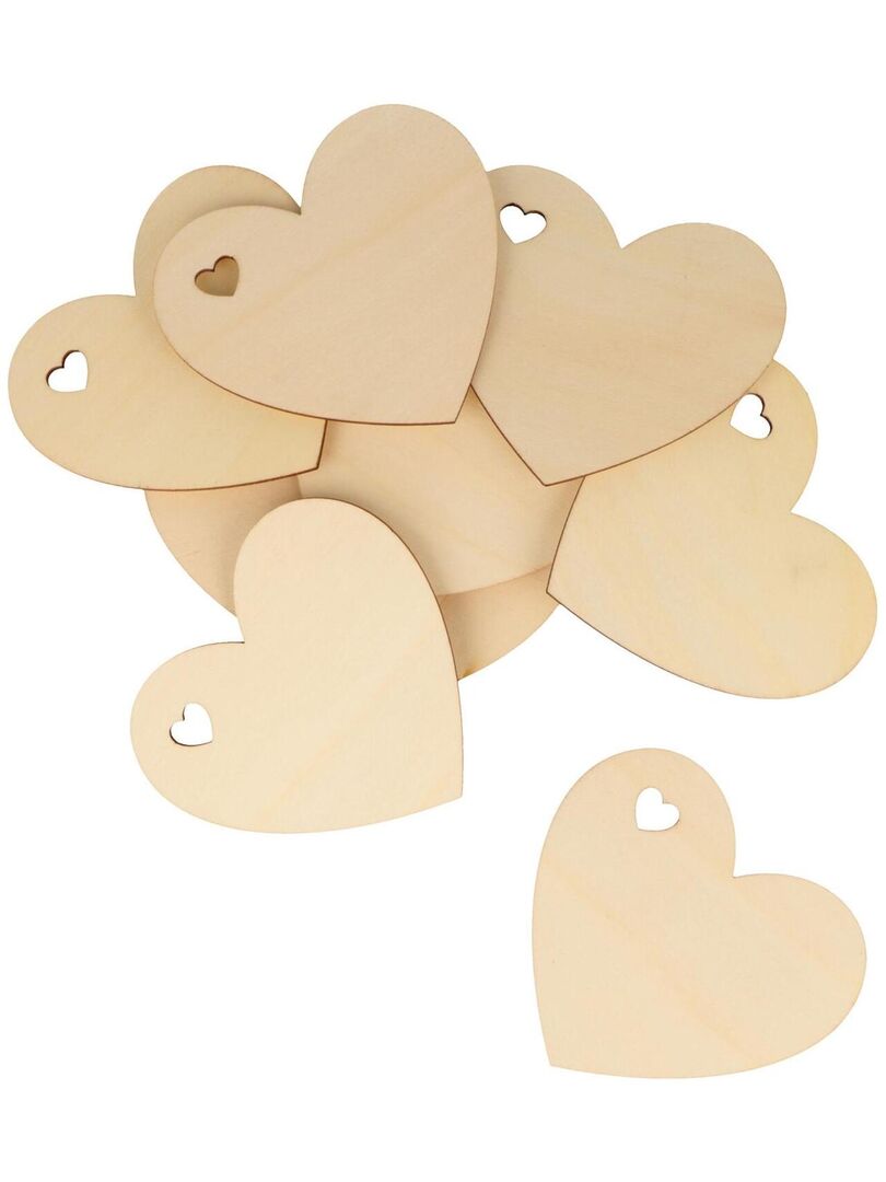 Artemio 14001909 Rangement à Décorer en Bois, Beige, 34,5 x 34 x 15,5 cm