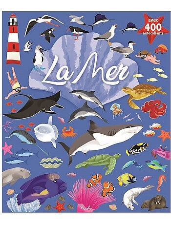 400 autocollants la mer