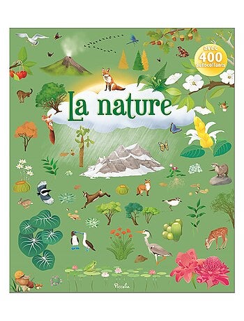 400 autocollants la nature