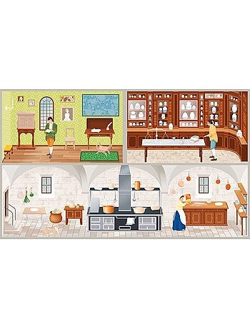 400 autocollants la vie au chateau