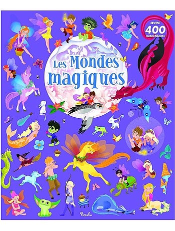 400 autocollants les mondes magiques