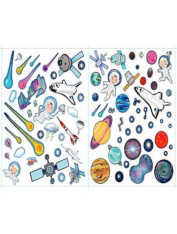 400 autocollants l'espace