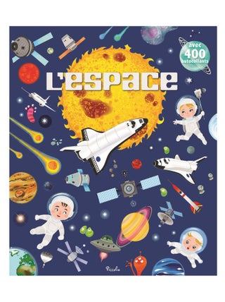 400 autocollants L'espace