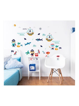 41 Stickers Enfant Pirates Walltastic