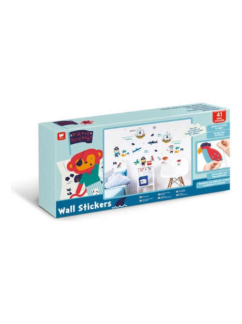 41 Stickers Enfant Pirates Walltastic - Kiabi