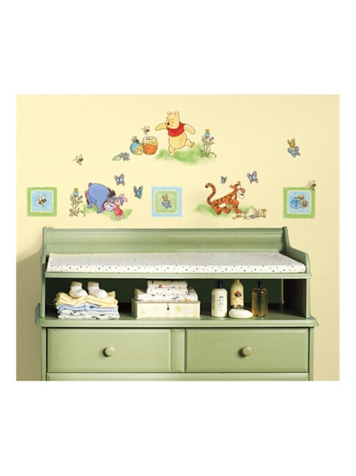 41 Stickers Papillon Winnie l'Ourson Disney 4 planches de 25x45 cm - Kiabi