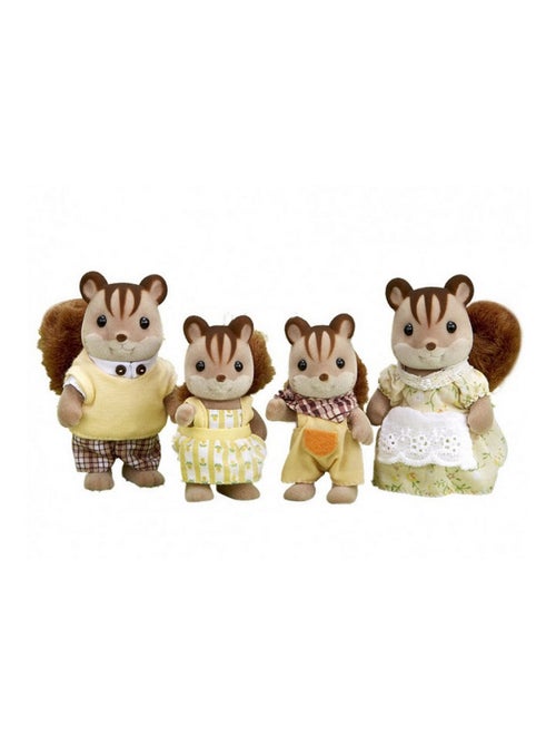 4172 'Sylvanian Families' Famille Ecureuil Roux Gris - Kiabi