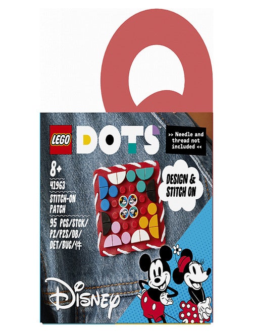 41963 Plaque À Coudre Mickey Mouse Et Minnie Mouse - Kiabi
