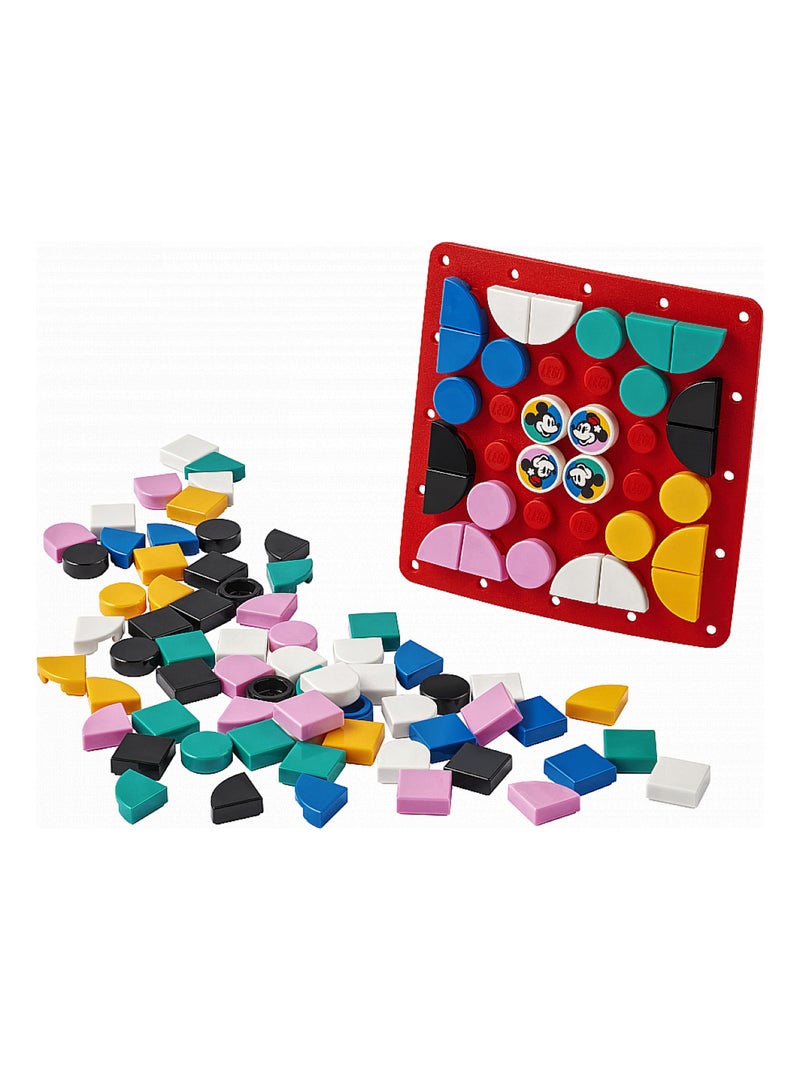 41963 Plaque à coudre mickey mouse et minnie mouse Noir - Kiabi