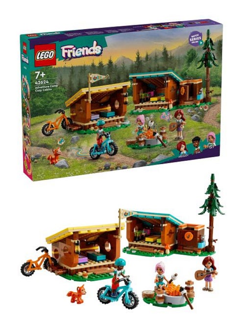 42624 Les cabanes chaleureuses de la base de loisirs LEGO® Friends - Kiabi