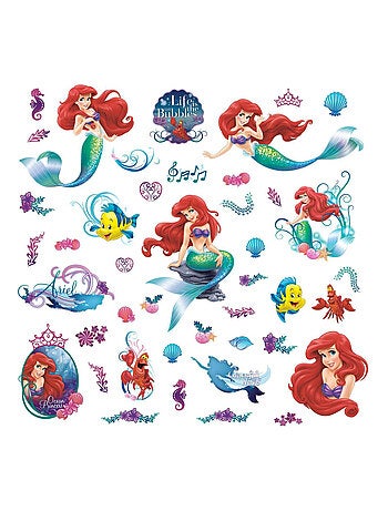 43 Stickers géant Ariel La Petite Sirène Disney