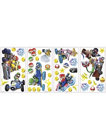 44 stickers mario kart 8 nintendo