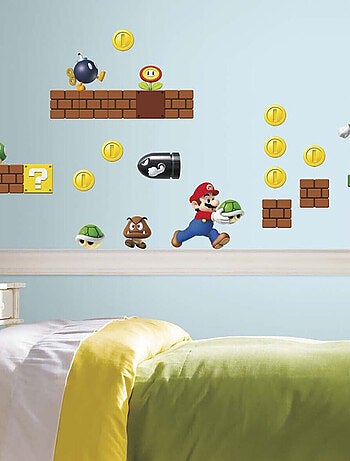 45 stickers mario bros nin 25x44cm