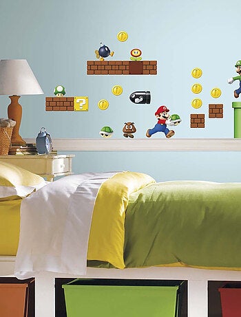 45 stickers mario bros nin 25x44cm