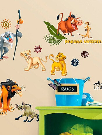 48 Stickers Le Roi Lion Disney