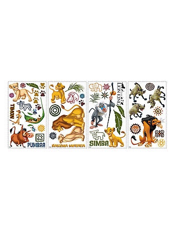48 Stickers Le Roi Lion Disney