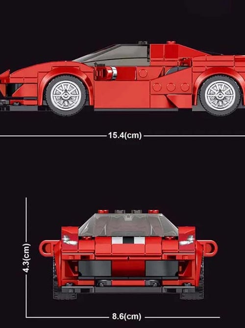 488 GTB Voiture de sport avec vitrine - Kiabi